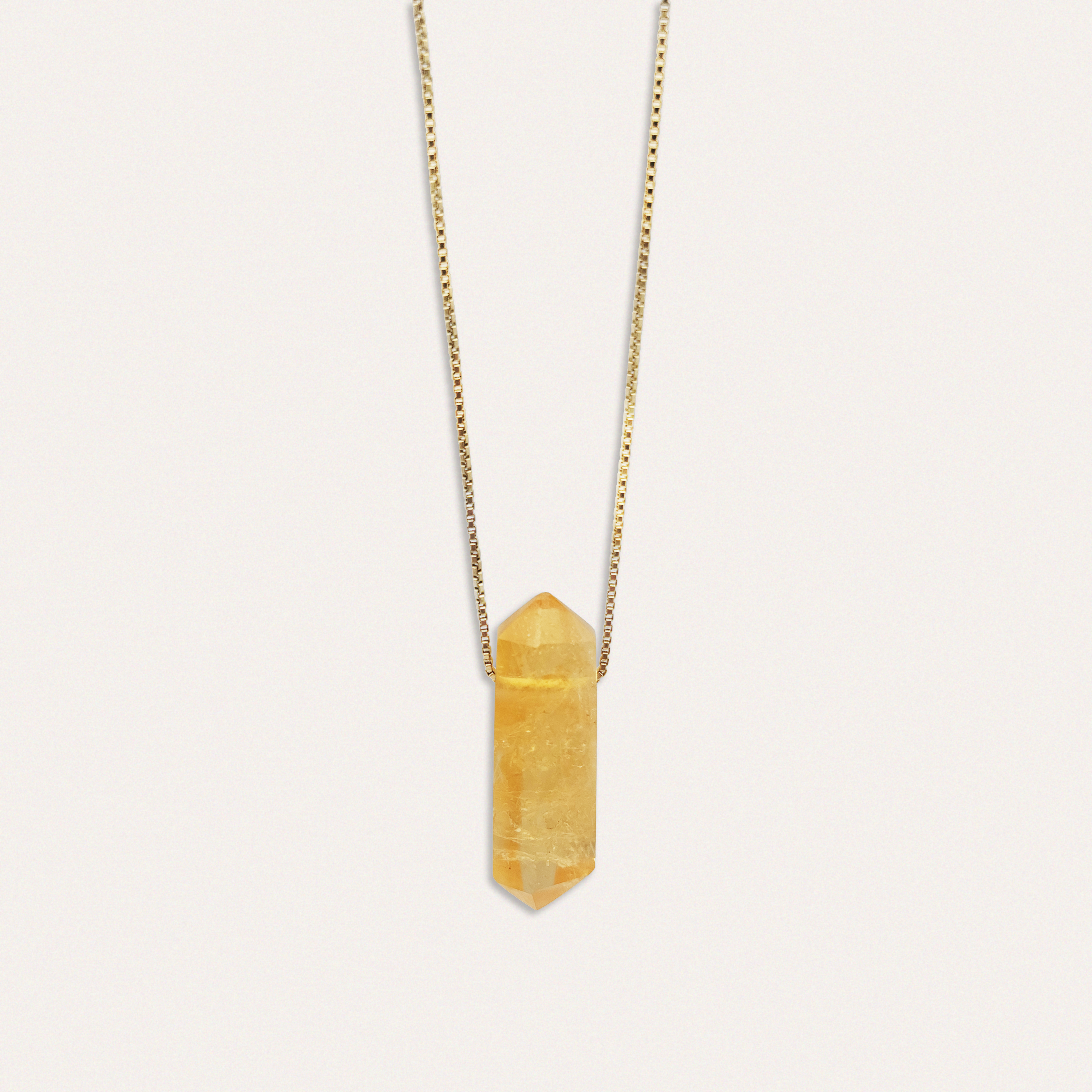 Origins Double Terminated Citrine Pendant