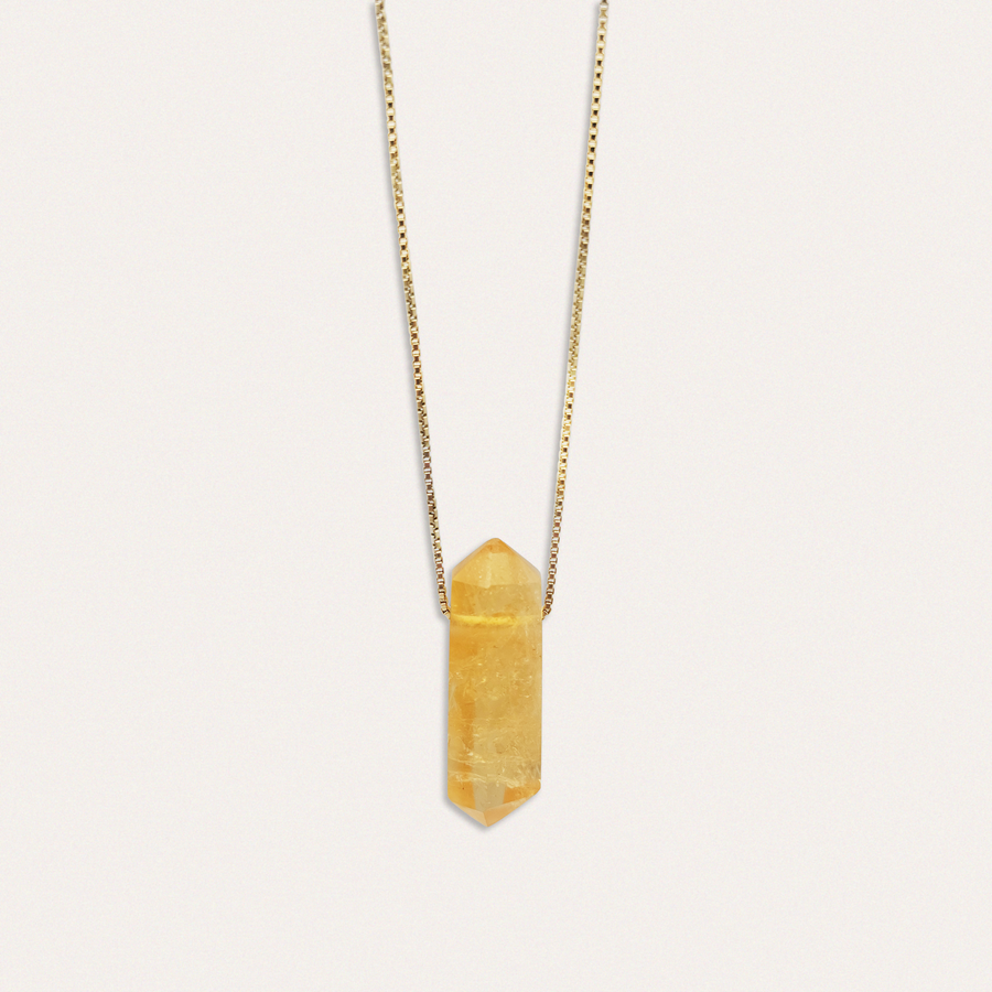 Origins Double Terminated Citrine Pendant