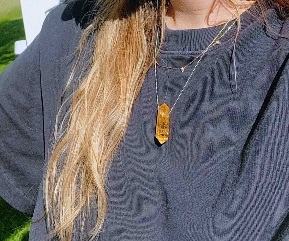 Citrine Pendant Necklace