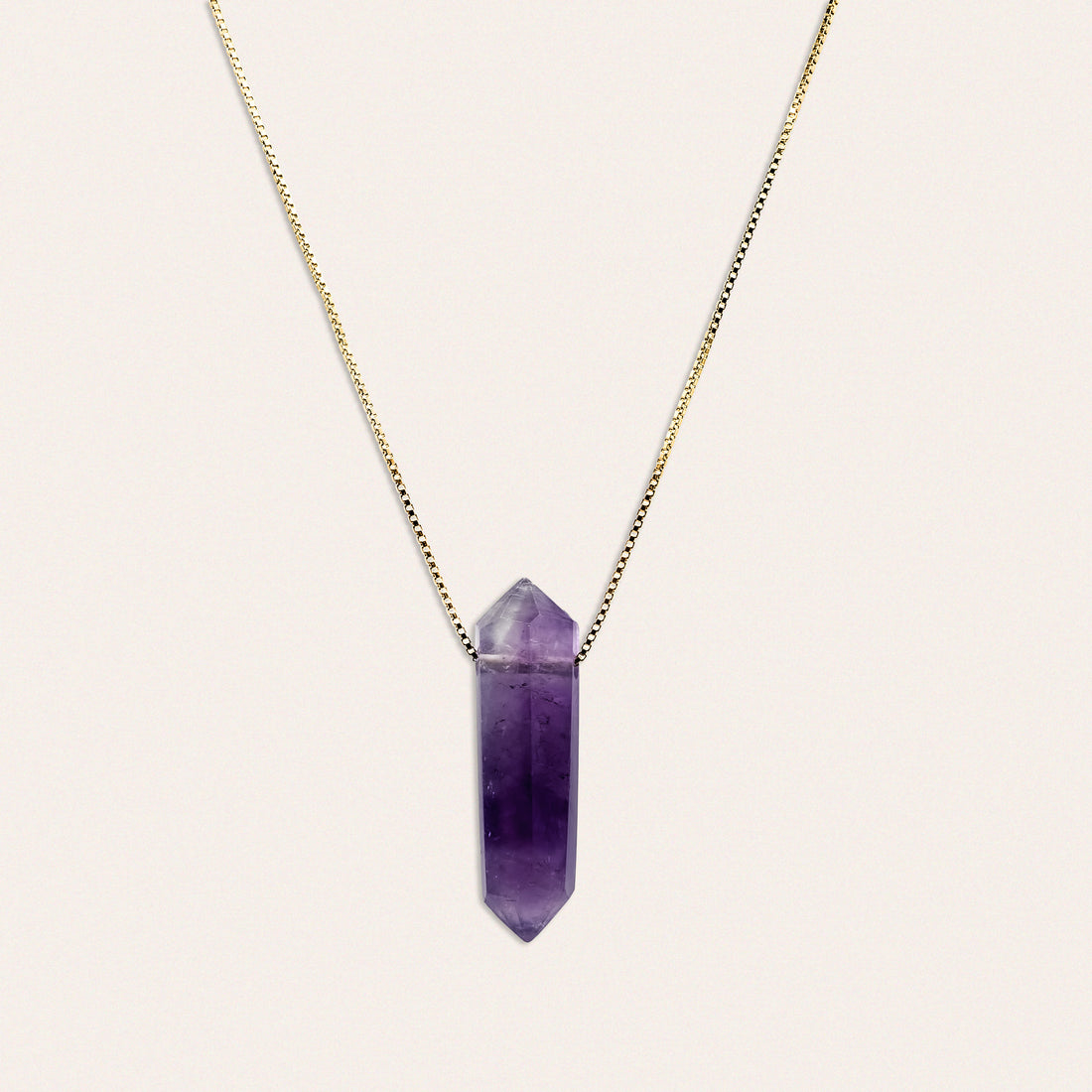 Origins Amethyst Double Terminated Pendant