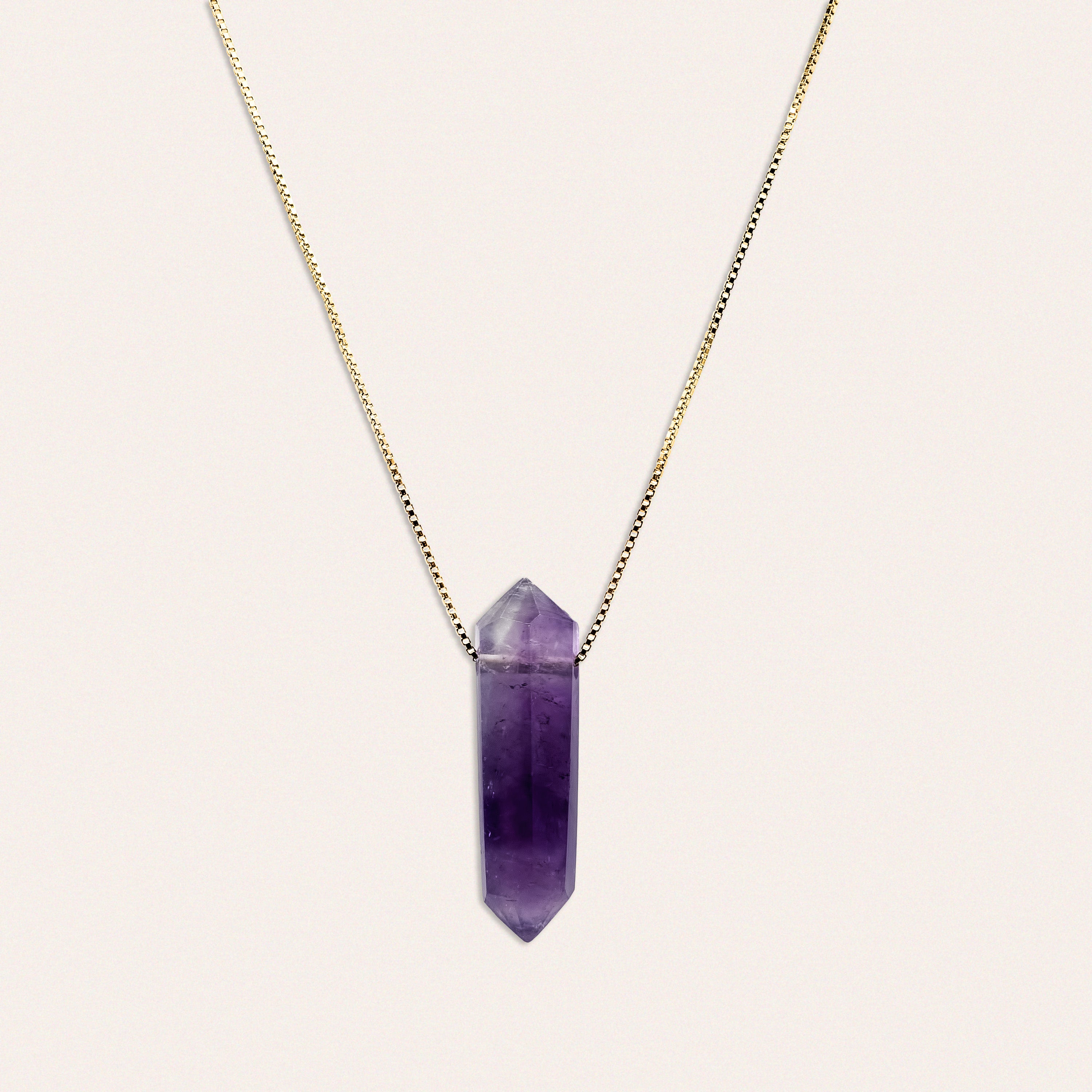 Origins Amethyst Double Terminated Pendant