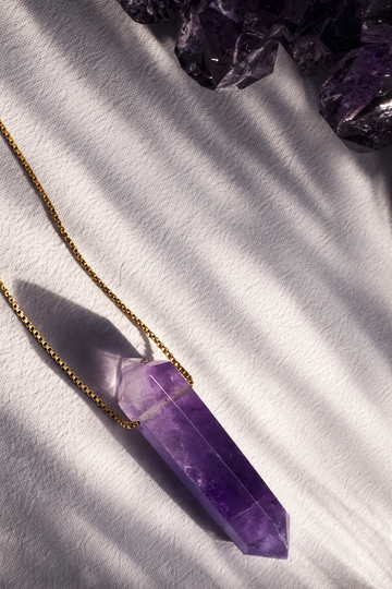 Origins Amethyst Double Terminated Pendant